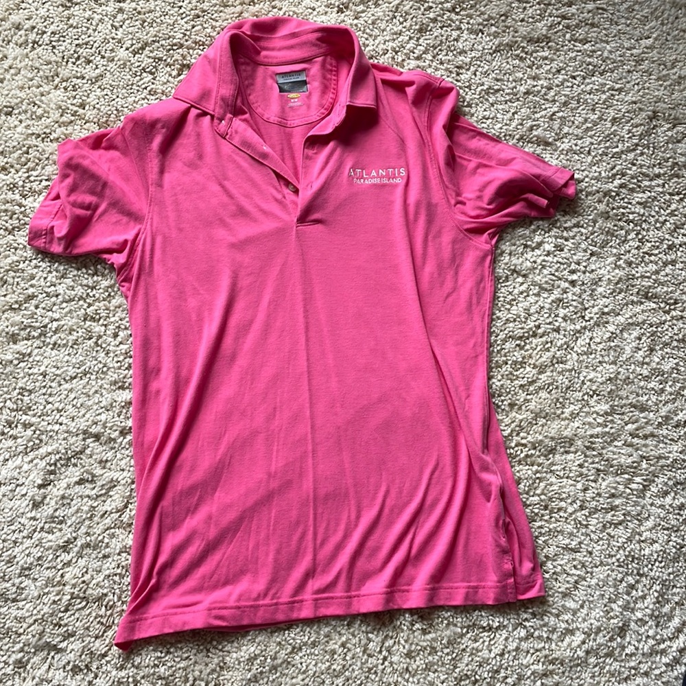 Atlantis Island Pink Polo
